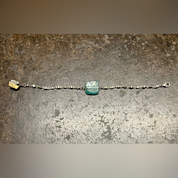 Silver Sea Glass Bracelet - Picture 3 of 4